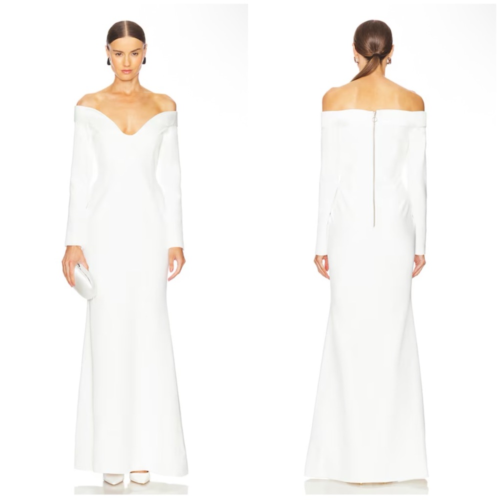 The New Arrivals by Ilkyaz Ozel Orreda Gown in Blanche Arty Size 36